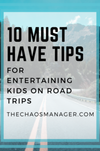 Entertaining Kids on a Road Trip