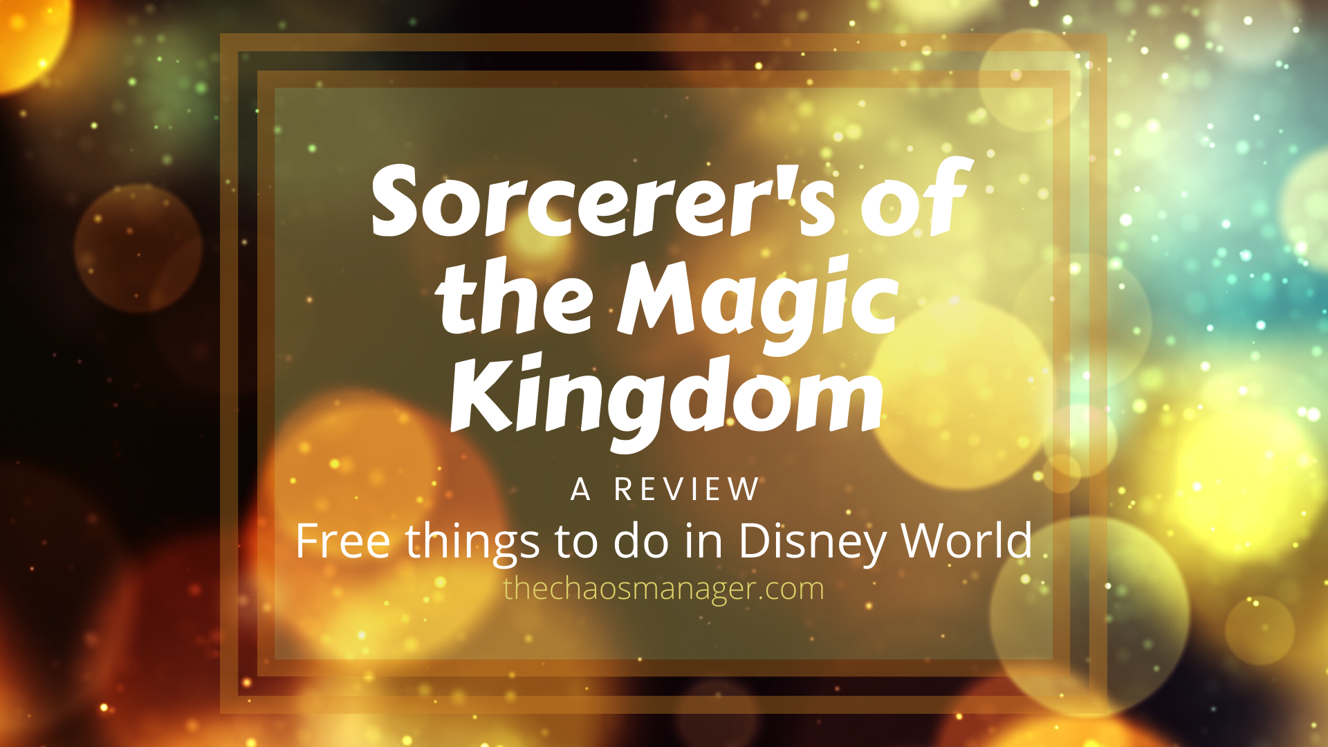 disney world sorcerers of the magic kingdom