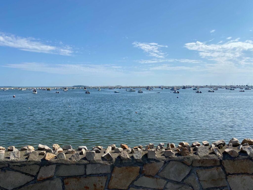 A view of Cape Cod Bay from Plymouth, Massachusetts