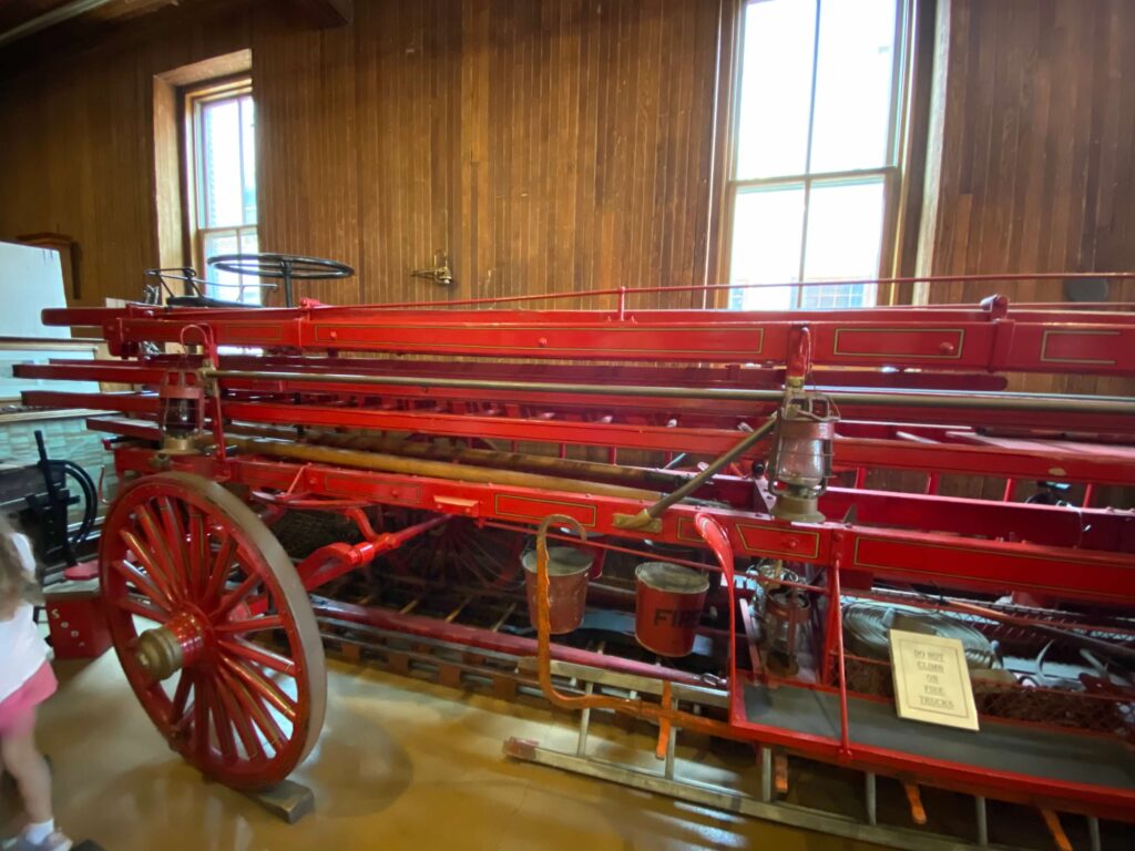 Fire engine from the Fireman's Hall Museum in Philadelphia, Pennsylvania